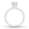 Thumbnail Image 1 of THE LEO First Light Diamond Solitaire Engagement Ring 1 Carat Round 14K White Gold