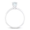 Thumbnail Image 1 of Cushion-cut Diamond Solitaire Engagement Ring 1 ct 14K Gold (I/VS2)