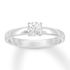 Thumbnail Image 0 of Certified Diamond Solitaire 1/2 Carat Round-cut 14K White Gold (I/SI2)