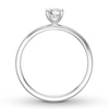Thumbnail Image 1 of Certified Diamond Solitaire 1/2 Carat Round-cut 14K White Gold (I/SI2)