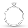 Thumbnail Image 2 of Certified Diamond Solitaire 1/2 Carat Round-cut 14K White Gold (I/SI2)