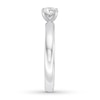 Thumbnail Image 2 of Certified Diamond Solitaire 1/2 Carat Round-cut 14K White Gold (I/SI2)
