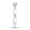 Thumbnail Image 3 of Certified Diamond Solitaire 1/2 Carat Round-cut 14K White Gold (I/SI2)