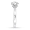 Thumbnail Image 2 of Certified Diamond Solitaire 1-1/2 ct Round-cut 14K White Gold (I/SI2)
