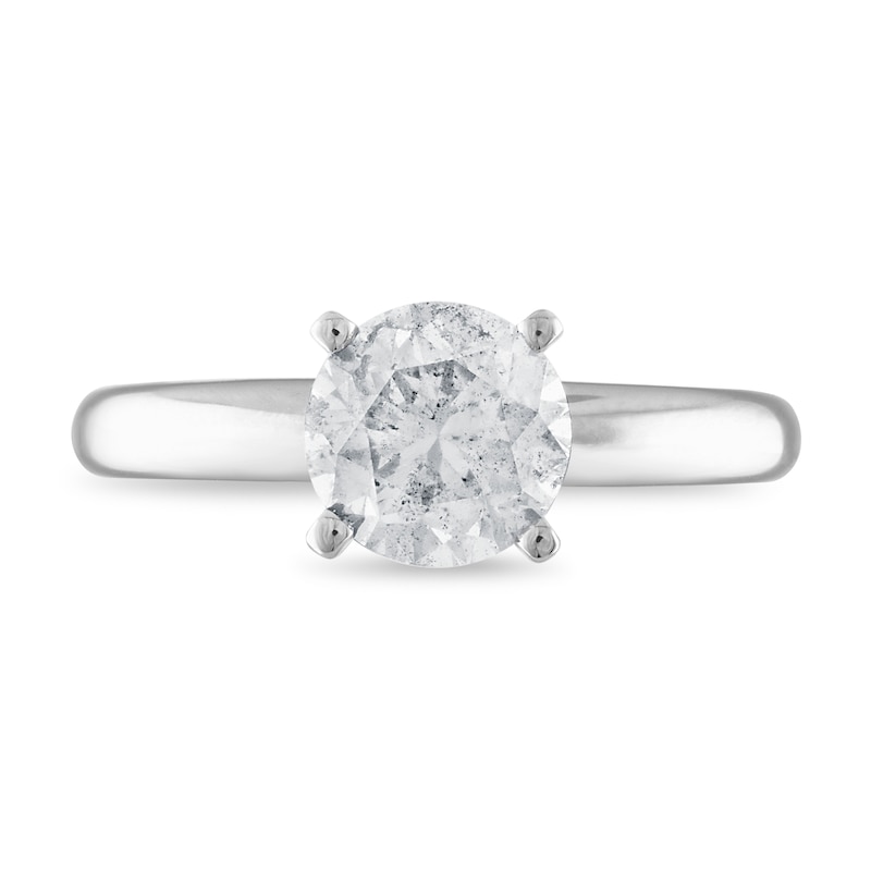 Main Image 3 of Now + Forever Diamond Solitaire Engagement Ring 1-1/2 ct tw Round-cut 14K White Gold (I/I3)