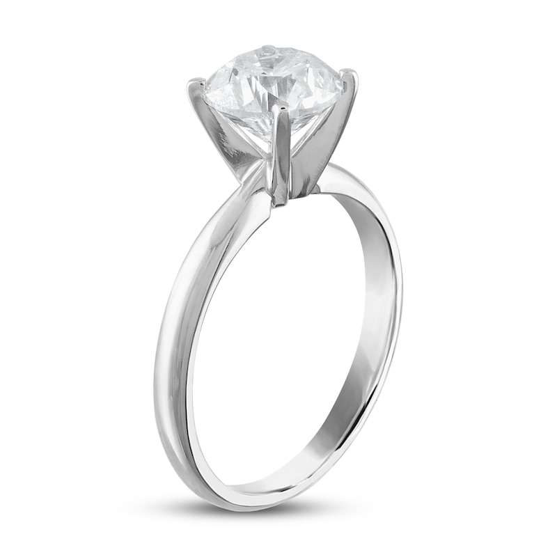 Main Image 2 of Now + Forever Diamond Solitaire Engagement Ring 2 ct tw Round-cut 14K White Gold (I/I3)