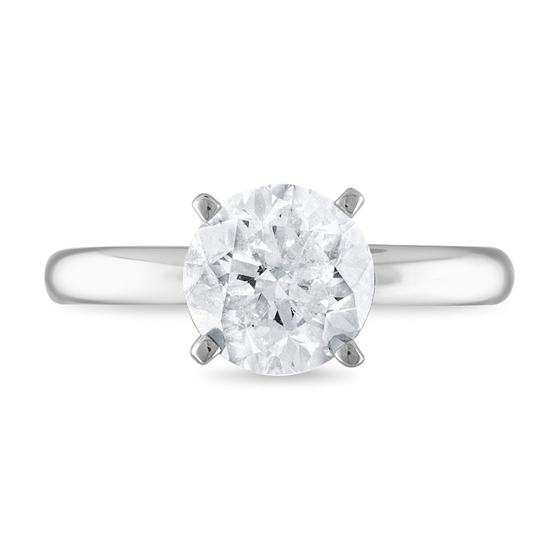 Main Image 3 of Now + Forever Diamond Solitaire Engagement Ring 2 ct tw Round-cut 14K White Gold (I/I3)