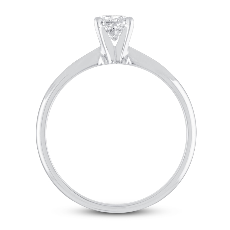 Main Image 2 of Diamond Solitaire Engagement Ring 1-1/2 ct tw Round-cut 10K White Gold (J/I3)