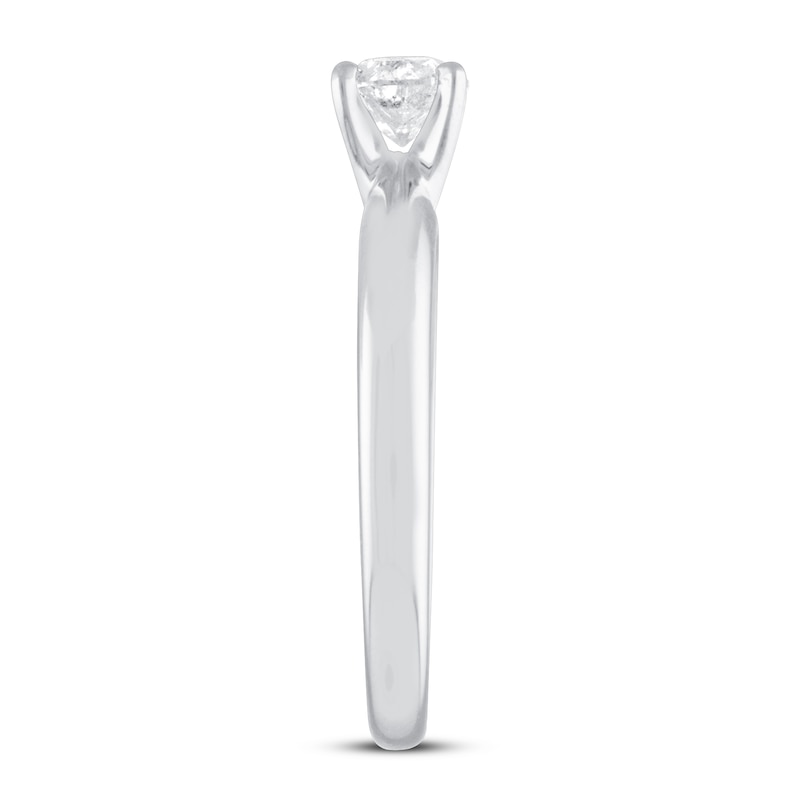Main Image 3 of Diamond Solitaire Engagement Ring 1-1/2 ct tw Round-cut 10K White Gold (J/I3)