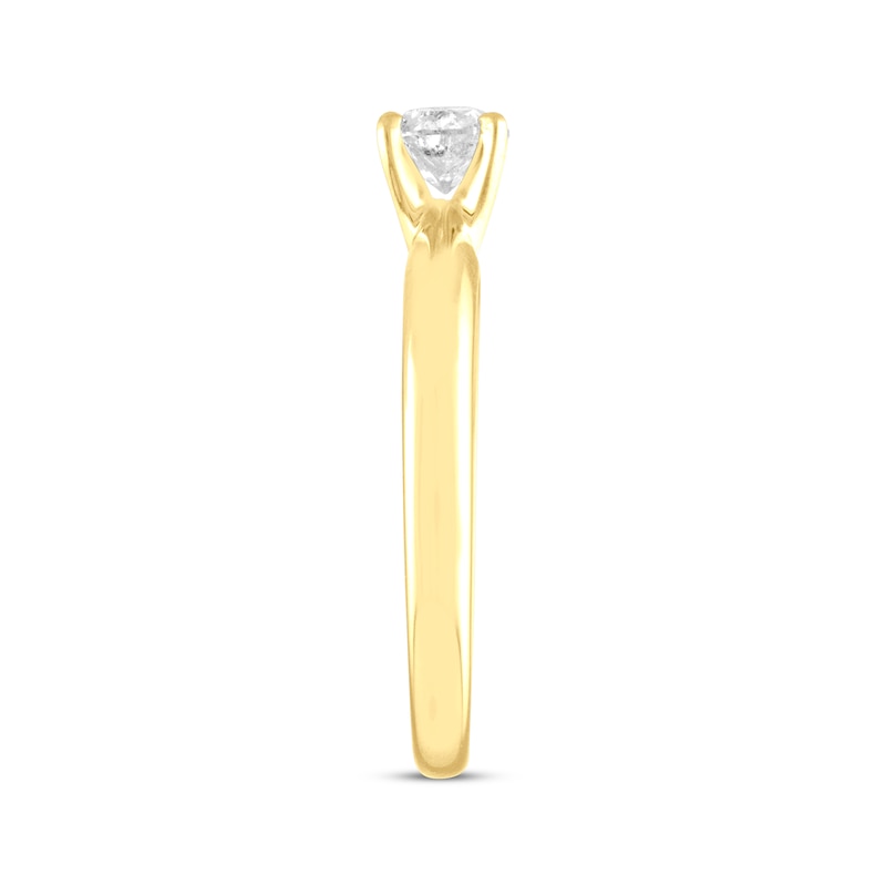 Main Image 3 of Now + Forever Diamond Solitaire Engagement Ring 1 ct tw Round-cut 14K Yellow Gold (I/I1)