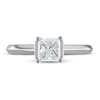 Thumbnail Image 2 of Diamond Solitaire Engagement Ring 1 ct tw Princess & Round 14K White Gold (I/I2)