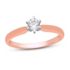 Thumbnail Image 1 of Now + Forever Diamond Solitaire Engagement Ring 1/4 ct tw Round-cut 14K Rose Gold (I/I2)
