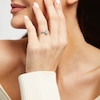 Thumbnail Image 5 of Now + Forever Diamond Solitaire Ring 1 Carat Round-cut 14K White Gold (I/I2)