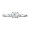 Diamond Solitaire Engagement Ring 5/8 ct tw Round-cut 14K White Gold