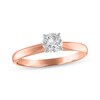 Diamond Solitaire Engagement Ring 1/2 ct tw Round-Cut 10K Rose Gold