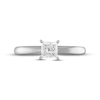 Diamond Solitaire Ring 3/4 carat Princess-cut 14K White Gold