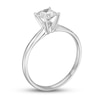 Diamond Solitaire Ring 1/2 carat Princess-cut 14K White Gold