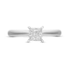 Diamond Solitaire Ring 1/2 carat Princess-cut 14K White Gold