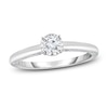 Thumbnail Image 1 of Now + Forever Diamond Solitaire Ring 1/2 ct tw Round-cut 10K White Gold (J/I3)