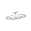 Thumbnail Image 1 of Lab-Grown Diamonds Solitaire Ring 1 ct tw Emerald-cut 14K White Gold (F/VS2)