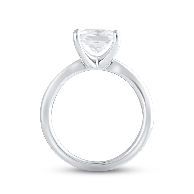 Main Image 3 of Lab-Grown Diamonds Solitaire Ring 2 ct tw Princess-cut 14K White Gold (F/VS2)