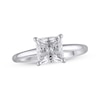 Thumbnail Image 1 of Lab-Grown Diamonds Solitaire Ring 1-1/2 ct tw Princess-cut 14K White Gold (F/VS2)