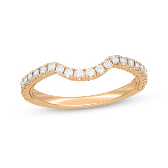 Neil Lane Artistry Lab-Grown Diamond Contour Wedding Band 1/ ct tw 14K Yellow Gold