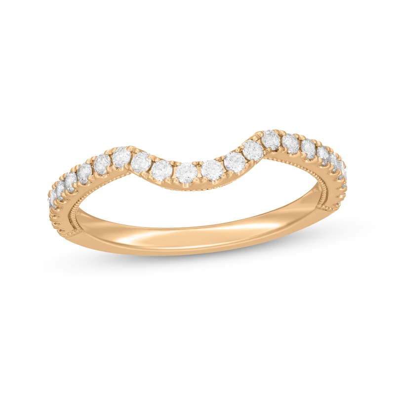 Main Image 1 of Neil Lane Artistry Lab-Grown Diamond Contour Wedding Band 1/3 ct tw 14K Yellow Gold
