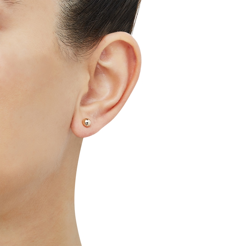 Main Image 4 of Stud & Hoop Three Pair Earrings Gift Set 10K Yellow Gold