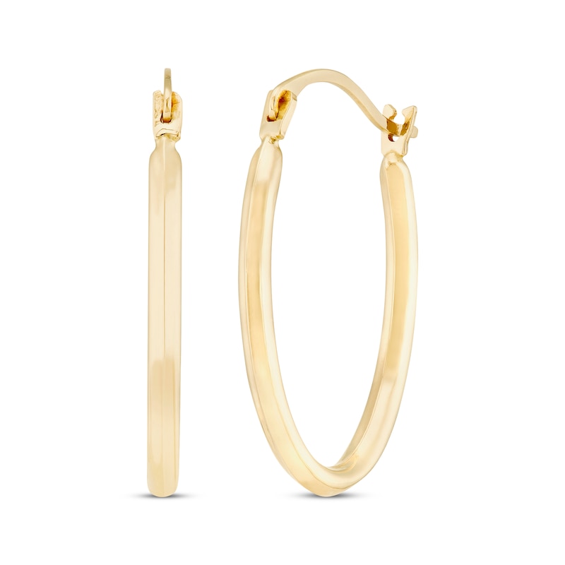 Stud & Hoop Three Pair Earrings Gift Set 10K Yellow Gold