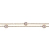 Thumbnail Image 2 of Double-Chain Station Bracelet 10K Yellow Gold 8&quot;