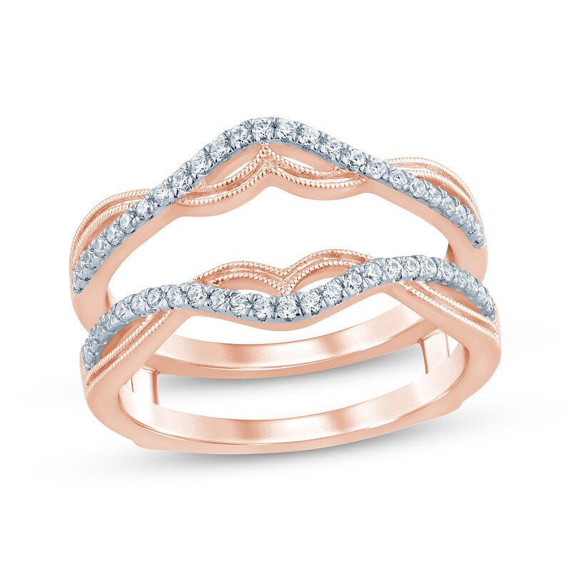 Diamond Enhancer Ring 1/4 ct tw 14K Rose Gold Kay