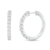 THE LEO Diamond Hoop Earrings 1 ct tw 14K White Gold