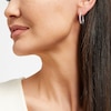 Thumbnail Image 4 of THE LEO Diamond Hoop Earrings 1 ct tw 14K White Gold