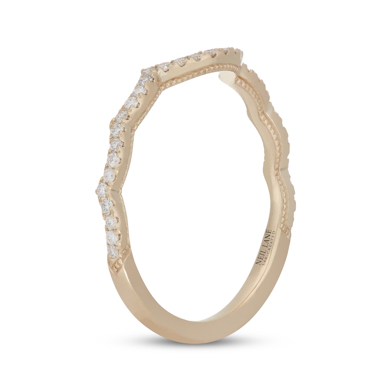 Main Image 2 of Neil Lane Artistry Lab-Grown Diamond Wedding Band 1/6 ct tw 14K Yellow Gold