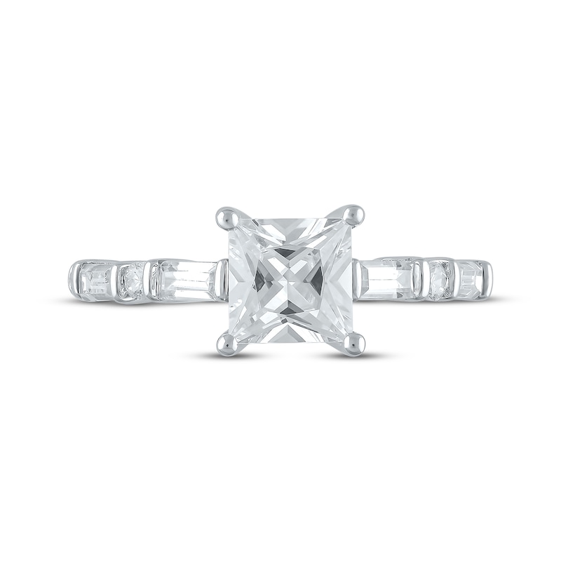 Lab-Created Diamonds by KAY Princess-Cut Engagement Ring 2 ct tw 14K White Gold