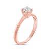 Thumbnail Image 2 of Now + Forever Diamond Solitaire Hearts Ring 1/2 ct tw 14K Rose Gold (I/I2)