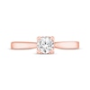 Thumbnail Image 4 of Now + Forever Diamond Solitaire Hearts Ring 1/2 ct tw 14K Rose Gold (I/I2)