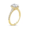 Thumbnail Image 2 of Now + Forever Lab-Grown Diamonds Oval-Cut Engagement Ring 1-1/2 ct tw 14K Yellow Gold