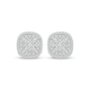 Thumbnail Image 2 of KAY Lab-Grown Diamonds Cushion-Shaped Stud Earrings 1 ct tw 10K White Gold