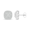 Thumbnail Image 2 of Lab-Created Diamonds by KAY Cushion-Shaped Stud Earrings 1 ct tw 10K White Gold