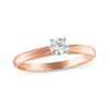 Thumbnail Image 1 of Now + Forever Round-Cut Diamond Solitaire Engagement Ring 1/4 ct tw 14K Rose Gold (I/I2)