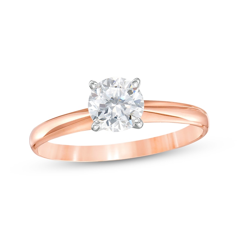 Main Image 1 of Now + Forever Round-Cut Diamond Solitaire Engagement Ring 3/4 ct tw 14K Rose Gold (I/I2)