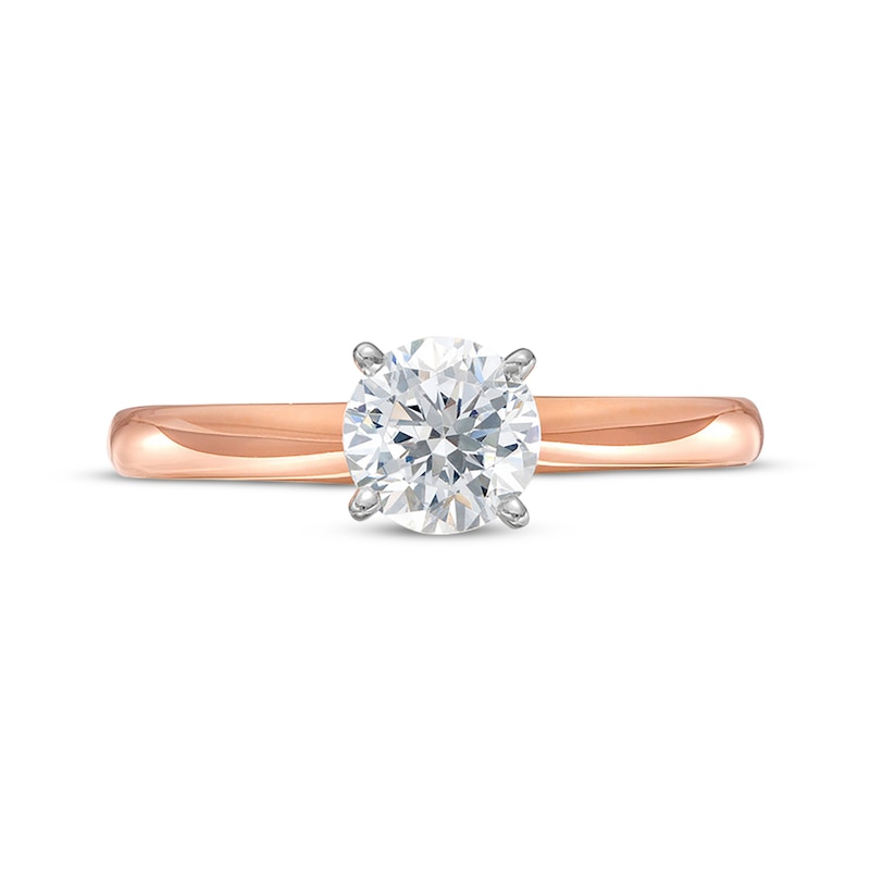 Main Image 3 of Now + Forever Round-Cut Diamond Solitaire Engagement Ring 3/4 ct tw 14K Rose Gold (I/I2)