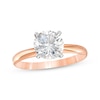 Thumbnail Image 1 of Now + Forever Certified Round-Cut Diamond Solitaire Engagement Ring 1-1/2 ct tw 14K Rose Gold (I/I2)