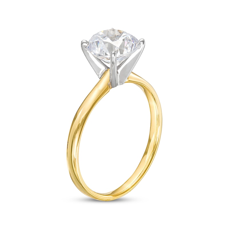 Main Image 2 of Now + Forever Certified Round-Cut Diamond Solitaire Engagement Ring 2 ct tw 14K Yellow Gold (I/I2)