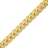 Thumbnail Image 1 of Solid Miami Cuban Curb Chain Bracelet 9.24mm 10K Yellow Gold 9"