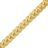 Thumbnail Image 2 of Miami Cuban Curb Chain Bracelet 9.24mm Solid 10K Yellow Gold 9&quot;