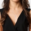 Thumbnail Image 4 of Cultured Pearl Drop Necklace Sterling Silver 18&quot;