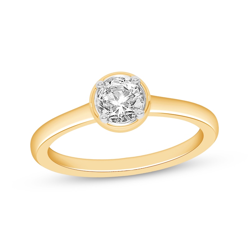 Main Image 1 of Now + Forever Round-Cut Diamond Solitaire Engagement Ring 3/4 ct tw 14K Yellow Gold (I/I2)